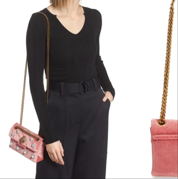 Sold Kurt Geiger london embellished velvet bag - Picture 9 of 12